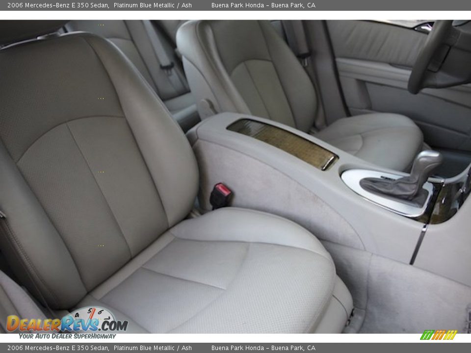 2006 Mercedes-Benz E 350 Sedan Platinum Blue Metallic / Ash Photo #20