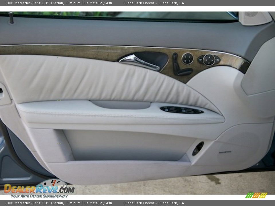 2006 Mercedes-Benz E 350 Sedan Platinum Blue Metallic / Ash Photo #24