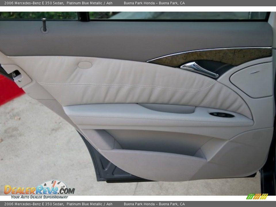 2006 Mercedes-Benz E 350 Sedan Platinum Blue Metallic / Ash Photo #25