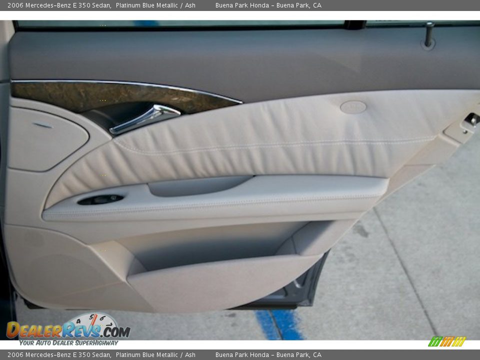 2006 Mercedes-Benz E 350 Sedan Platinum Blue Metallic / Ash Photo #26