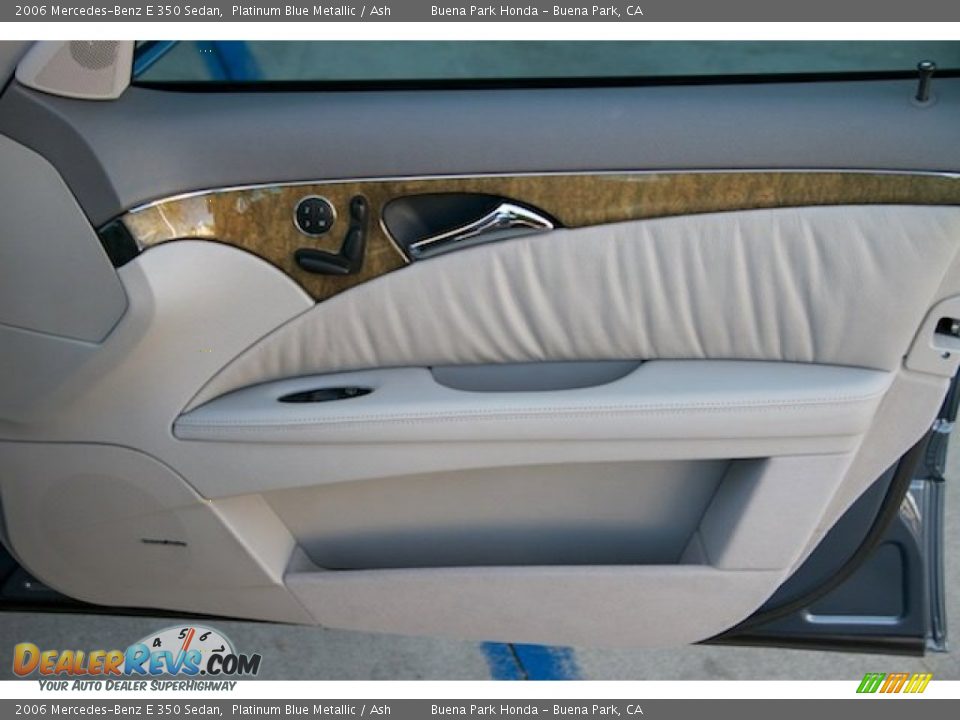2006 Mercedes-Benz E 350 Sedan Platinum Blue Metallic / Ash Photo #27