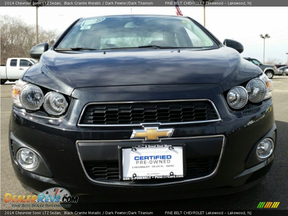 2014 Chevrolet Sonic LTZ Sedan Black Granite Metallic / Dark Pewter/Dark Titanium Photo #2