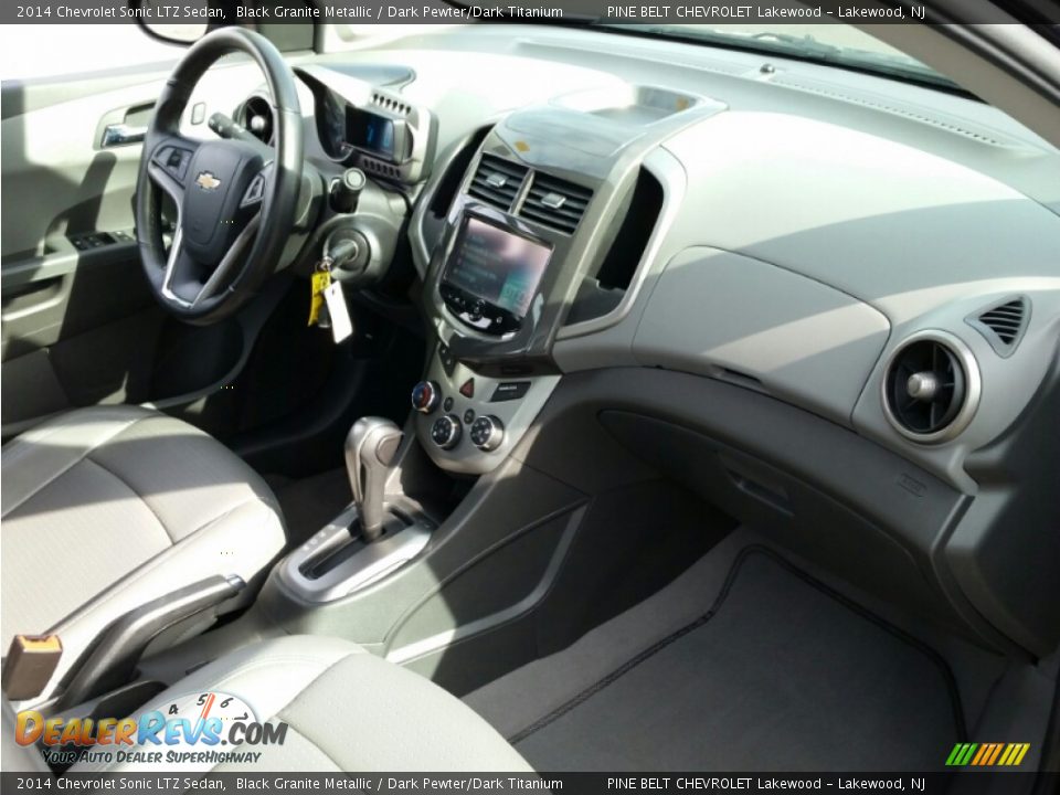 2014 Chevrolet Sonic LTZ Sedan Black Granite Metallic / Dark Pewter/Dark Titanium Photo #6