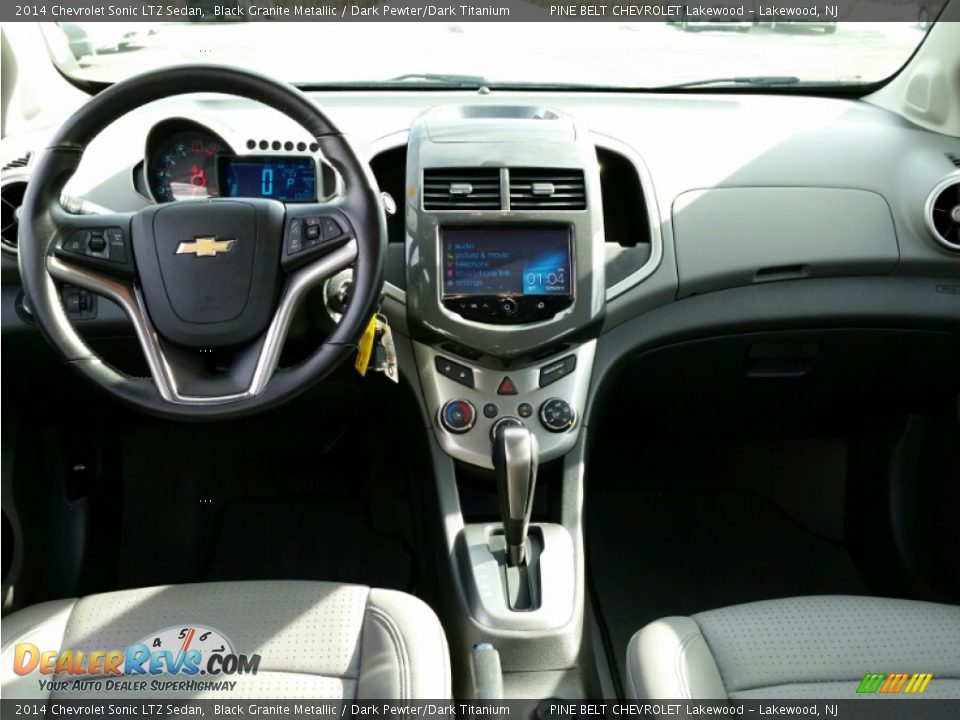 2014 Chevrolet Sonic LTZ Sedan Black Granite Metallic / Dark Pewter/Dark Titanium Photo #12