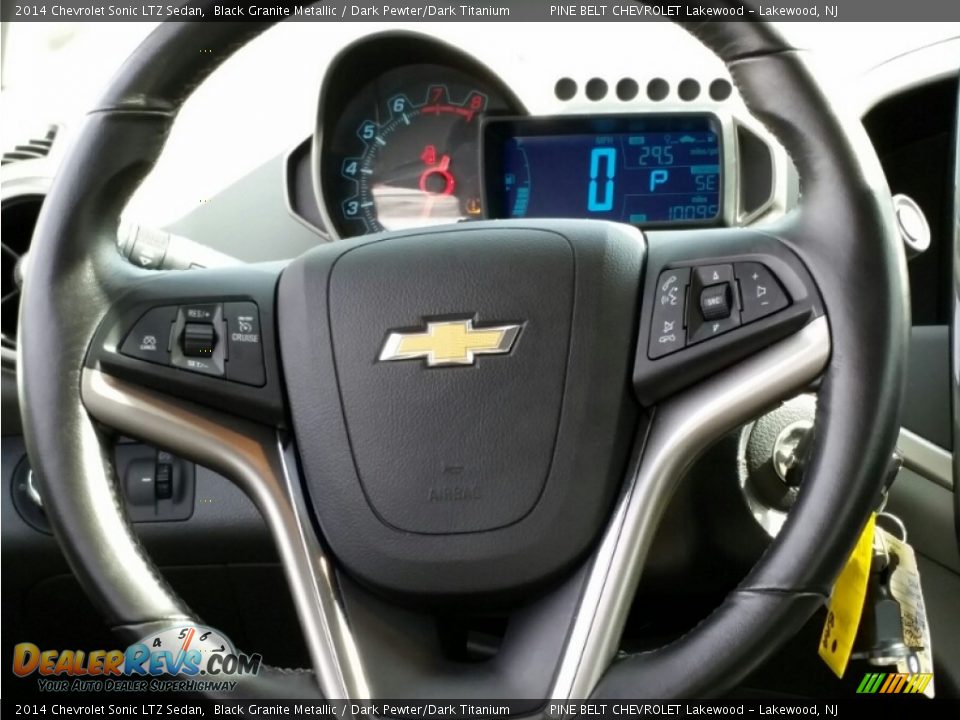 2014 Chevrolet Sonic LTZ Sedan Steering Wheel Photo #13