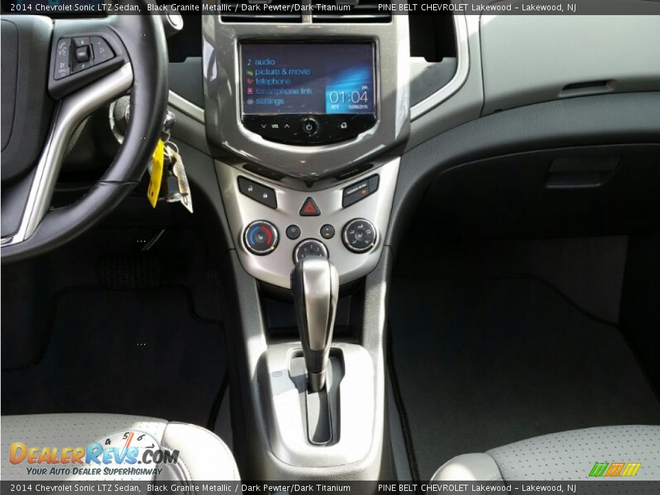 2014 Chevrolet Sonic LTZ Sedan Black Granite Metallic / Dark Pewter/Dark Titanium Photo #14