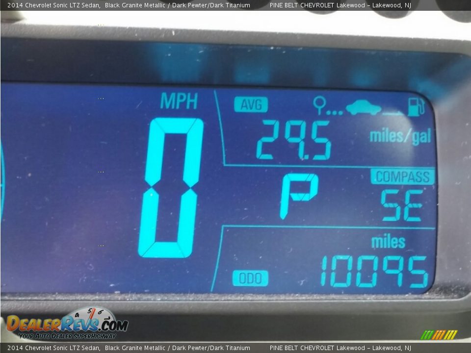 2014 Chevrolet Sonic LTZ Sedan Black Granite Metallic / Dark Pewter/Dark Titanium Photo #18