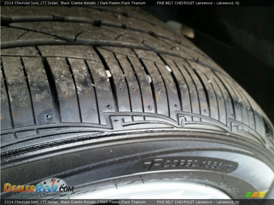 2014 Chevrolet Sonic LTZ Sedan Black Granite Metallic / Dark Pewter/Dark Titanium Photo #20