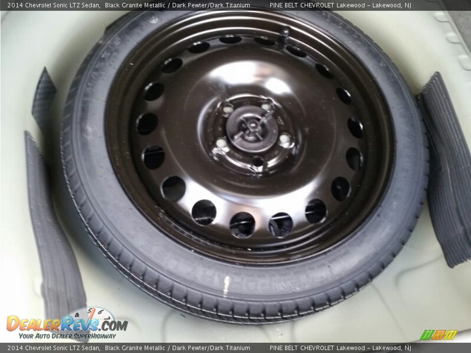 2014 Chevrolet Sonic LTZ Sedan Black Granite Metallic / Dark Pewter/Dark Titanium Photo #22