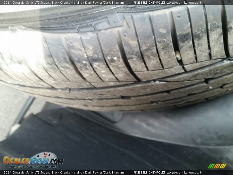 2014 Chevrolet Sonic LTZ Sedan Black Granite Metallic / Dark Pewter/Dark Titanium Photo #23