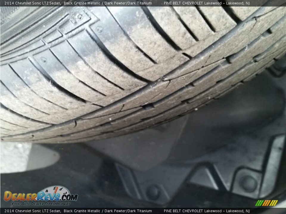 2014 Chevrolet Sonic LTZ Sedan Black Granite Metallic / Dark Pewter/Dark Titanium Photo #24