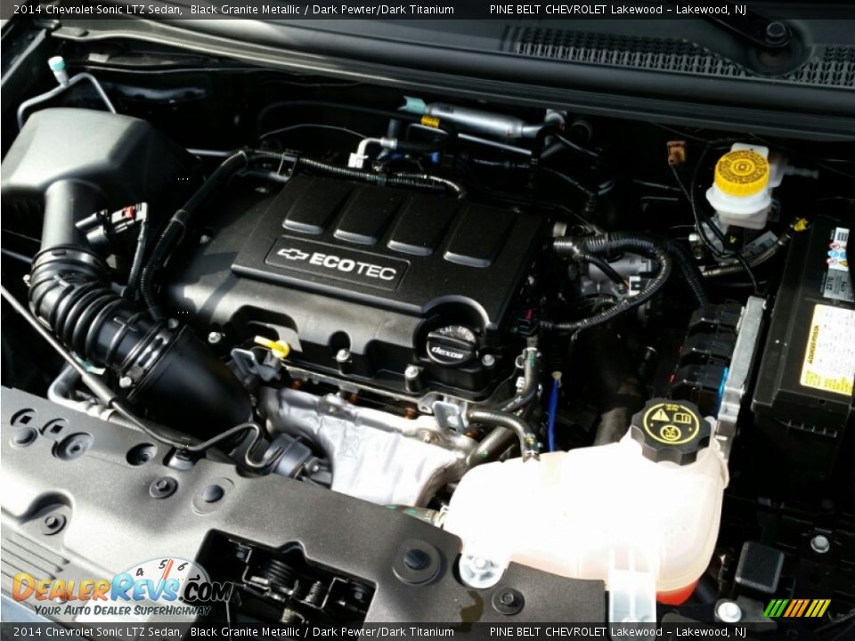 2014 Chevrolet Sonic LTZ Sedan 1.4 Liter Turbocharged DOHC 16-Valve ECOTEC 4 Cylinder Engine Photo #25