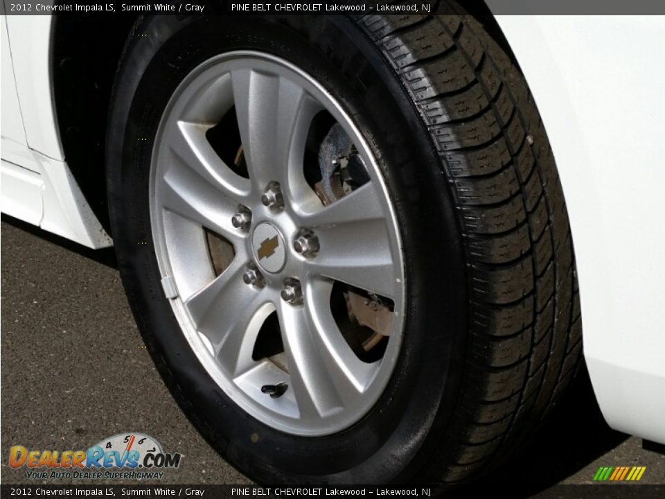 2012 Chevrolet Impala LS Summit White / Gray Photo #4