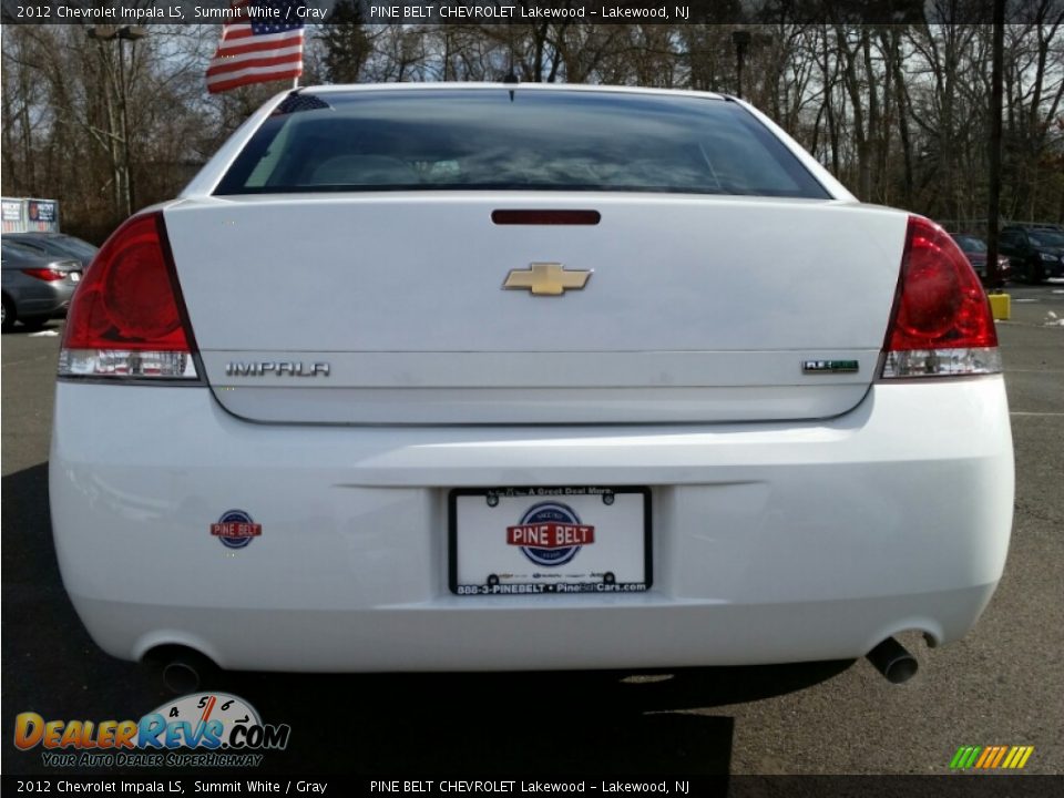 2012 Chevrolet Impala LS Summit White / Gray Photo #8