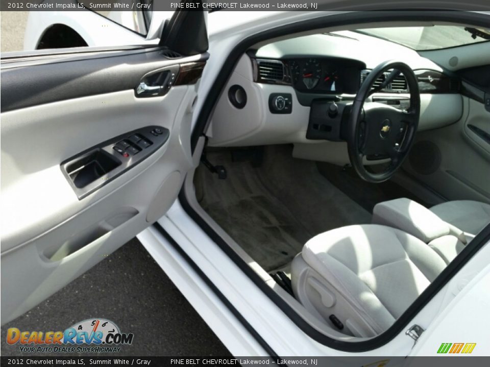 2012 Chevrolet Impala LS Summit White / Gray Photo #15