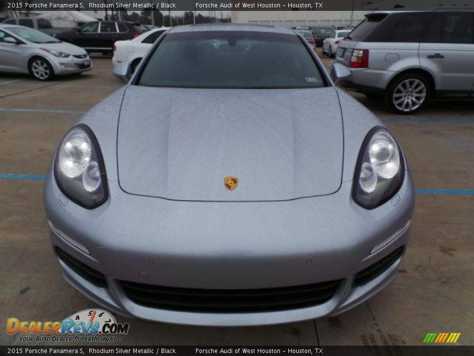 2015 Porsche Panamera S Rhodium Silver Metallic / Black Photo #2