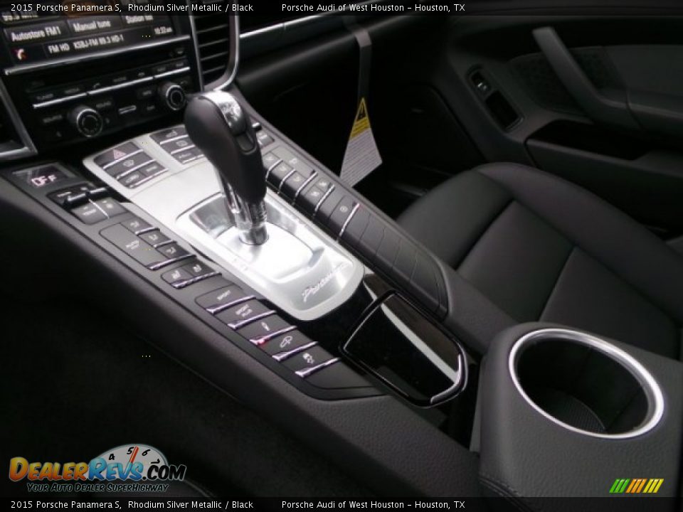 2015 Porsche Panamera S Rhodium Silver Metallic / Black Photo #15