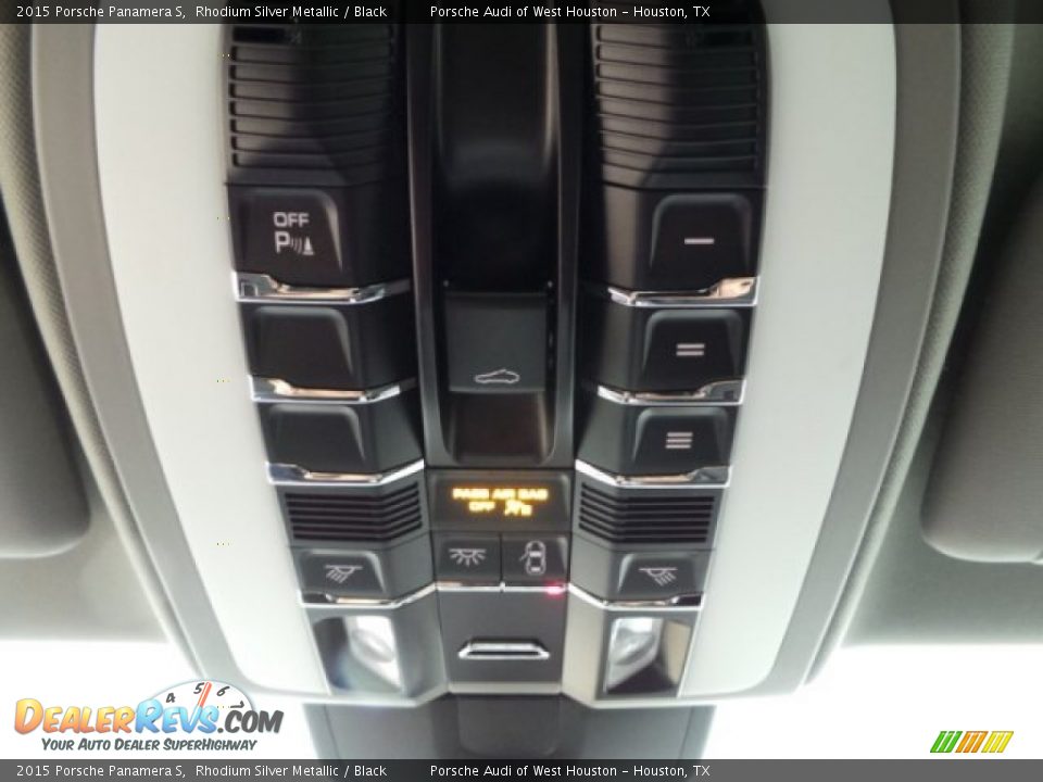 2015 Porsche Panamera S Rhodium Silver Metallic / Black Photo #16