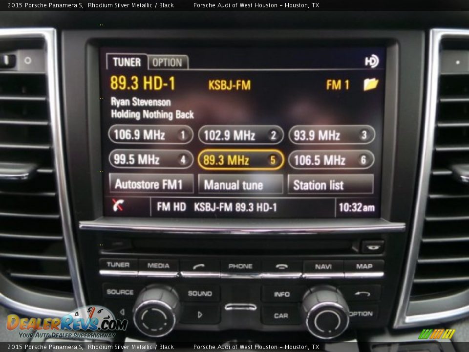 2015 Porsche Panamera S Rhodium Silver Metallic / Black Photo #18