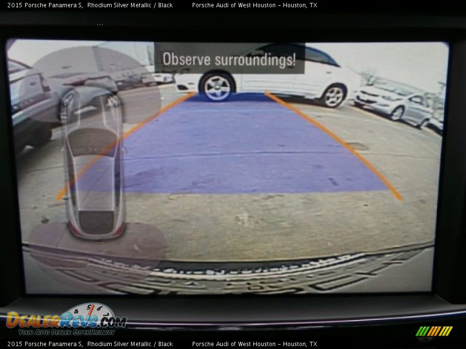 2015 Porsche Panamera S Rhodium Silver Metallic / Black Photo #20