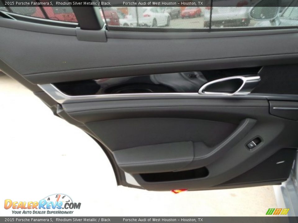 2015 Porsche Panamera S Rhodium Silver Metallic / Black Photo #23