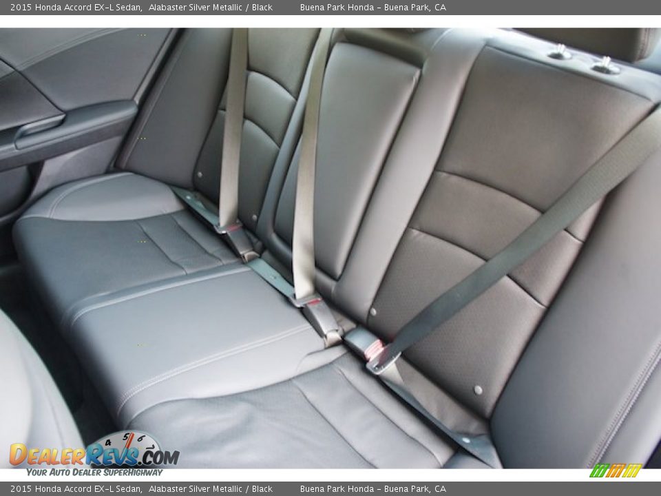 2015 Honda Accord EX-L Sedan Alabaster Silver Metallic / Black Photo #16