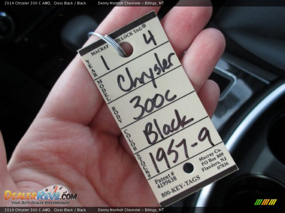 2014 Chrysler 300 C AWD Gloss Black / Black Photo #22