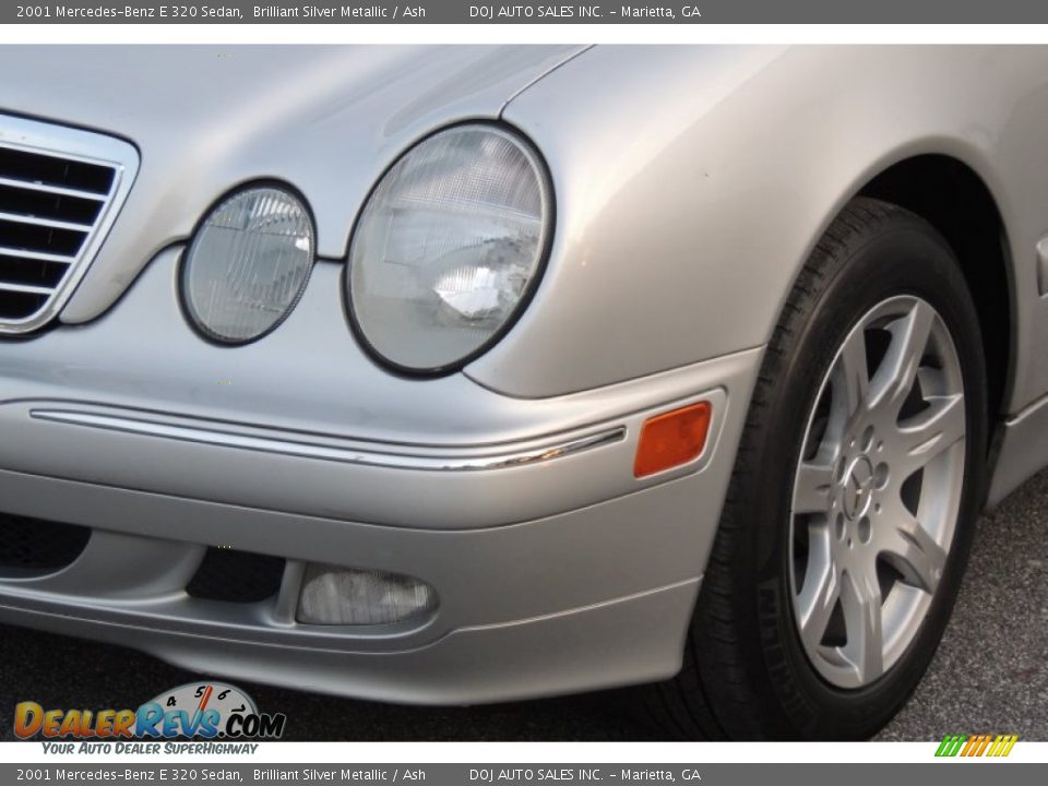 2001 Mercedes-Benz E 320 Sedan Brilliant Silver Metallic / Ash Photo #28