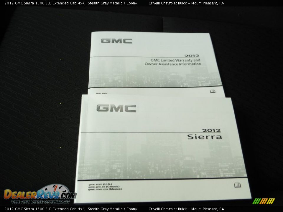 2012 GMC Sierra 1500 SLE Extended Cab 4x4 Stealth Gray Metallic / Ebony Photo #28