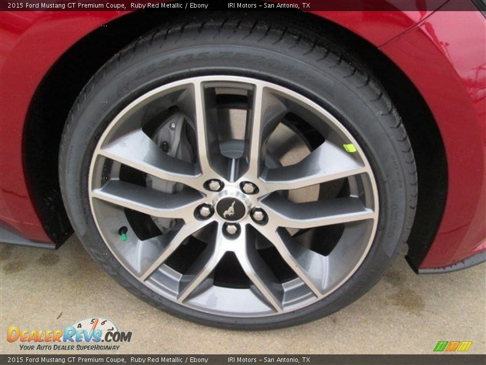 2015 Ford Mustang GT Premium Coupe Ruby Red Metallic / Ebony Photo #4