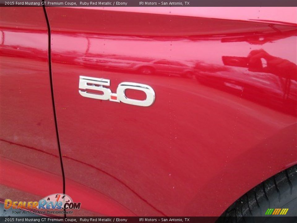 2015 Ford Mustang GT Premium Coupe Ruby Red Metallic / Ebony Photo #5