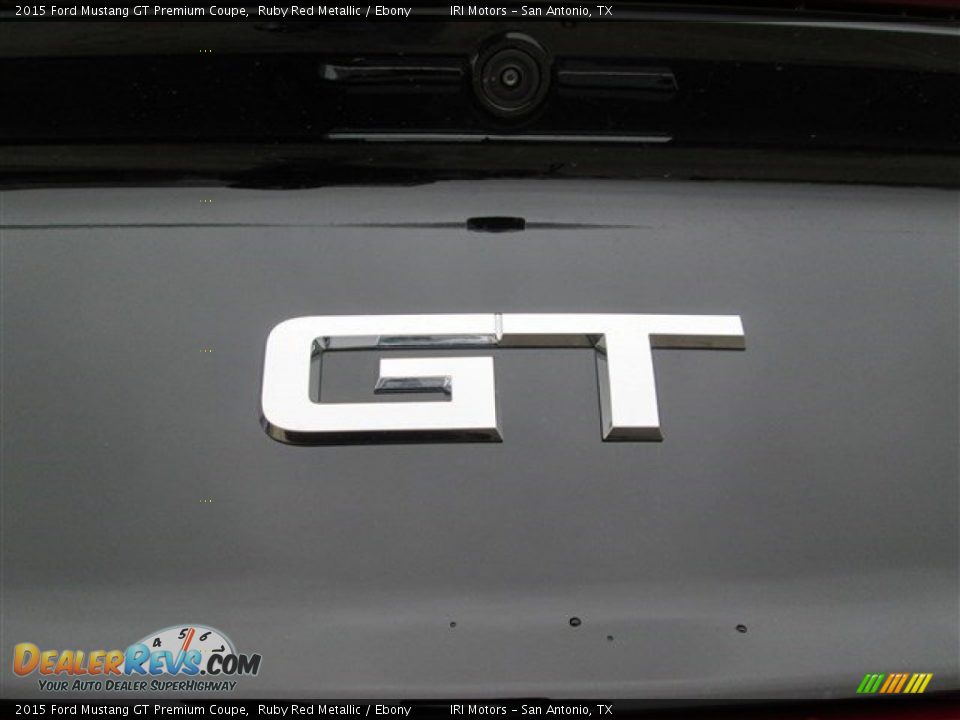 2015 Ford Mustang GT Premium Coupe Ruby Red Metallic / Ebony Photo #16