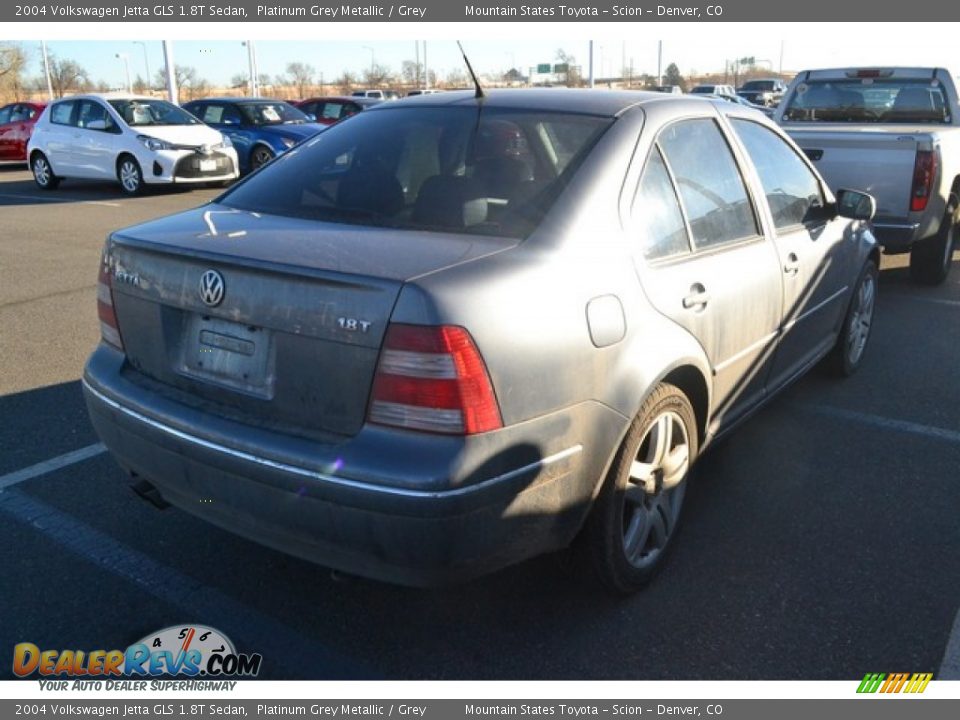 2004 Volkswagen Jetta GLS 1.8T Sedan Platinum Grey Metallic / Grey Photo #2