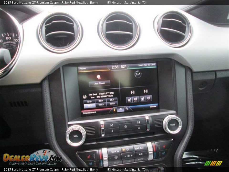 2015 Ford Mustang GT Premium Coupe Ruby Red Metallic / Ebony Photo #21