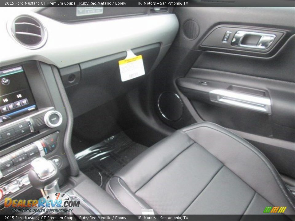 2015 Ford Mustang GT Premium Coupe Ruby Red Metallic / Ebony Photo #25