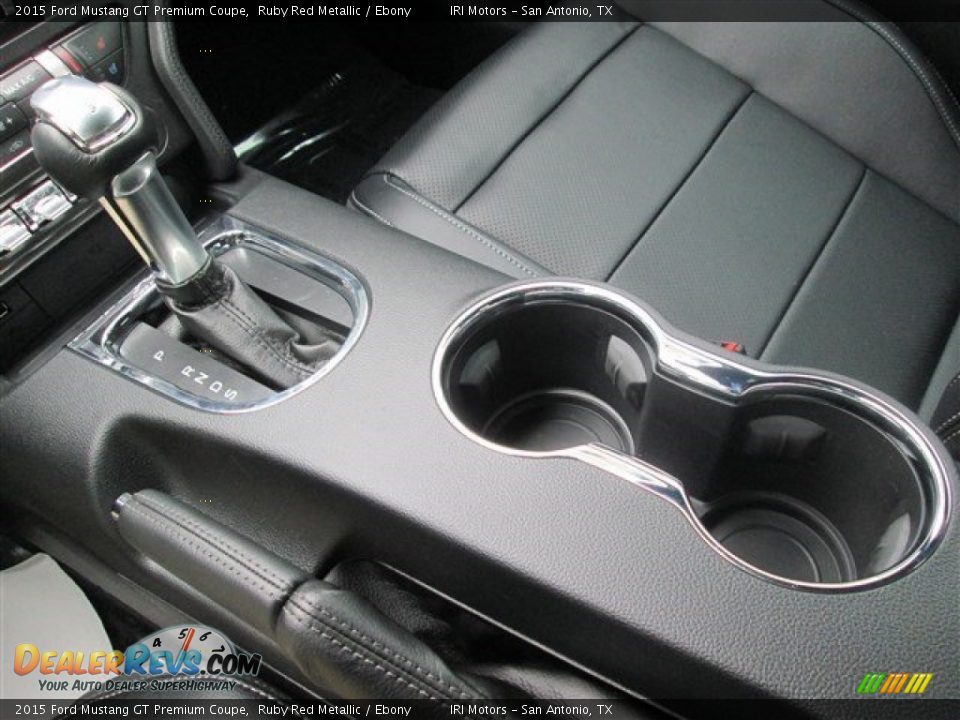 2015 Ford Mustang GT Premium Coupe Ruby Red Metallic / Ebony Photo #26