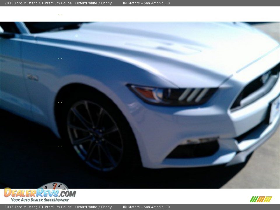 2015 Ford Mustang GT Premium Coupe Oxford White / Ebony Photo #4