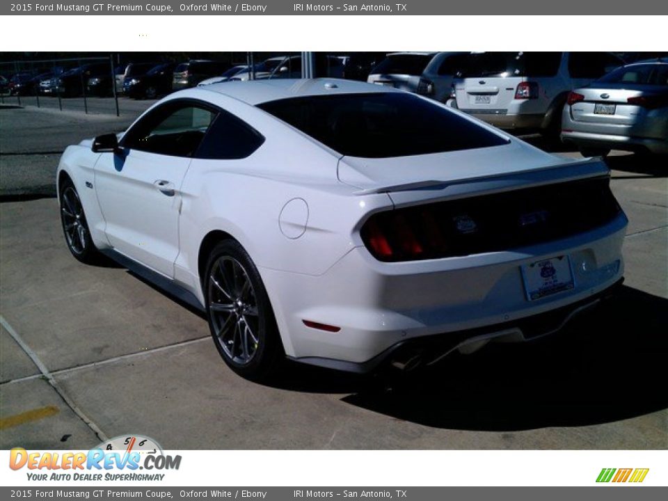 2015 Ford Mustang GT Premium Coupe Oxford White / Ebony Photo #9