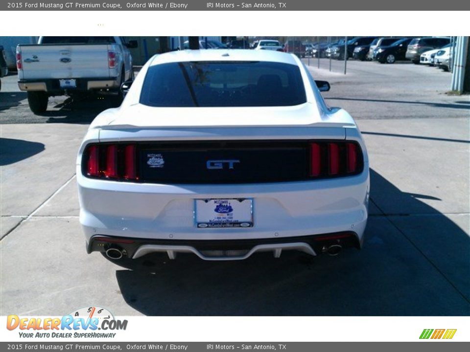 2015 Ford Mustang GT Premium Coupe Oxford White / Ebony Photo #11