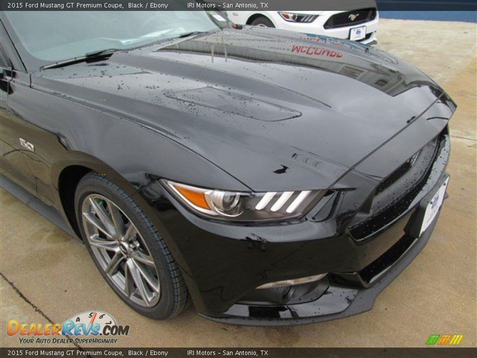 2015 Ford Mustang GT Premium Coupe Black / Ebony Photo #3
