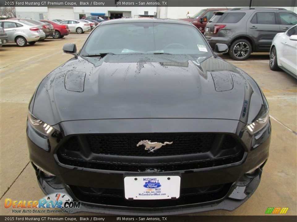 2015 Ford Mustang GT Premium Coupe Black / Ebony Photo #5