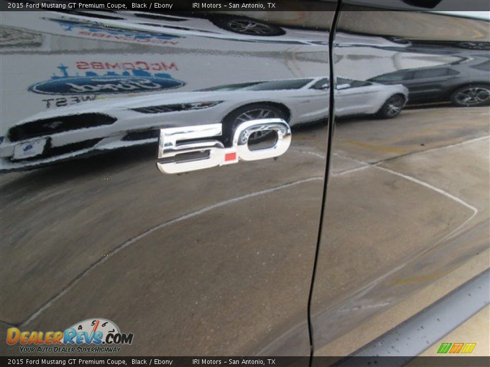 2015 Ford Mustang GT Premium Coupe Black / Ebony Photo #7