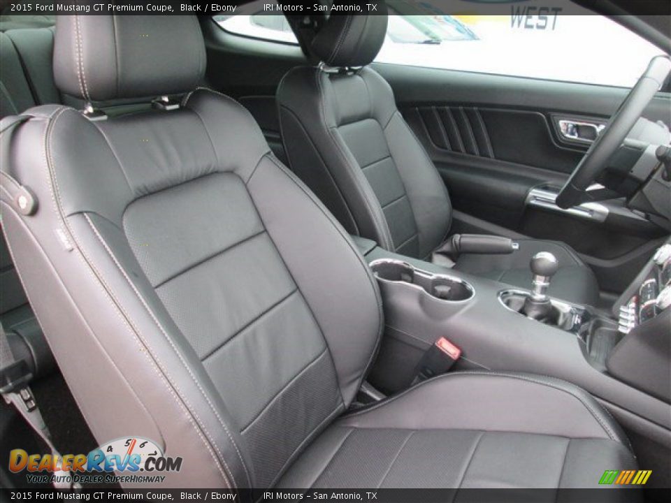 2015 Ford Mustang GT Premium Coupe Black / Ebony Photo #12