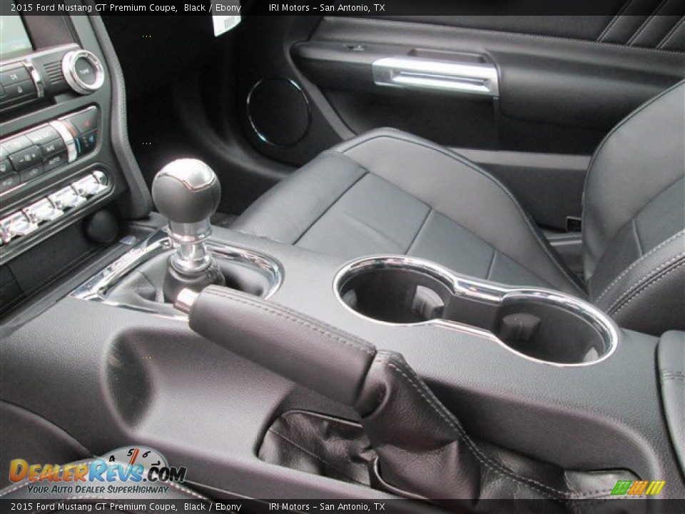 2015 Ford Mustang GT Premium Coupe Black / Ebony Photo #19