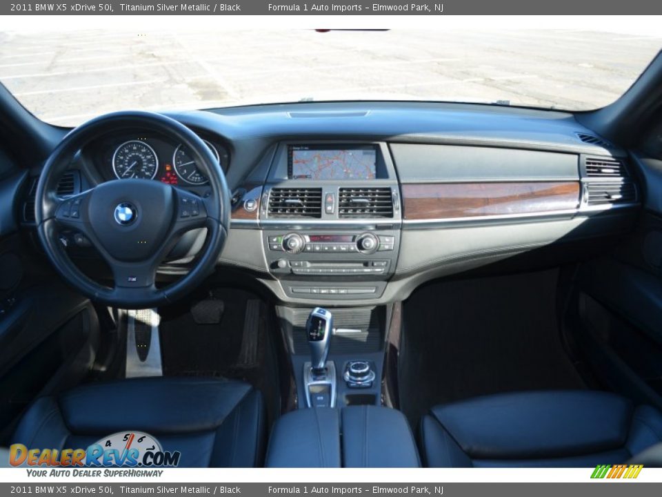 2011 BMW X5 xDrive 50i Titanium Silver Metallic / Black Photo #9