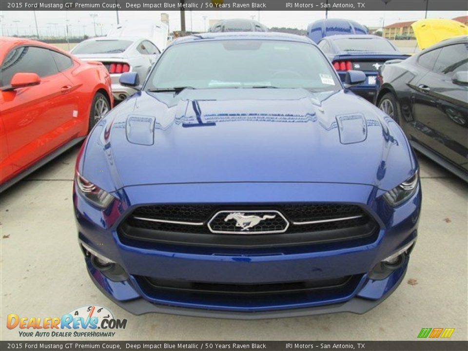 Deep Impact Blue Metallic 2015 Ford Mustang GT Premium Coupe Photo #3