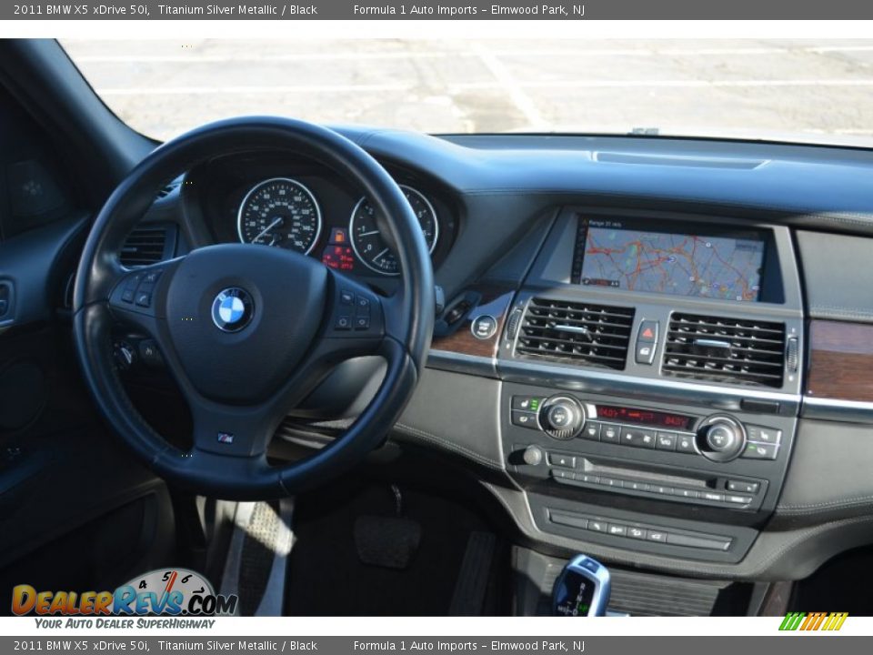 2011 BMW X5 xDrive 50i Titanium Silver Metallic / Black Photo #10