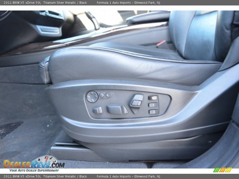 2011 BMW X5 xDrive 50i Titanium Silver Metallic / Black Photo #15