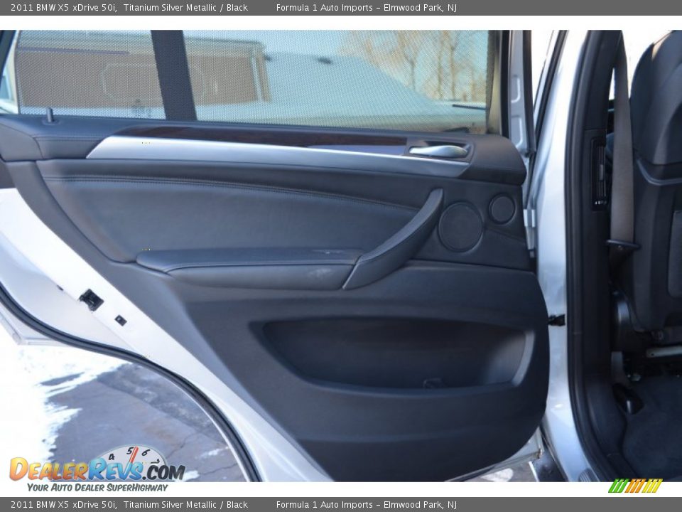 2011 BMW X5 xDrive 50i Titanium Silver Metallic / Black Photo #17