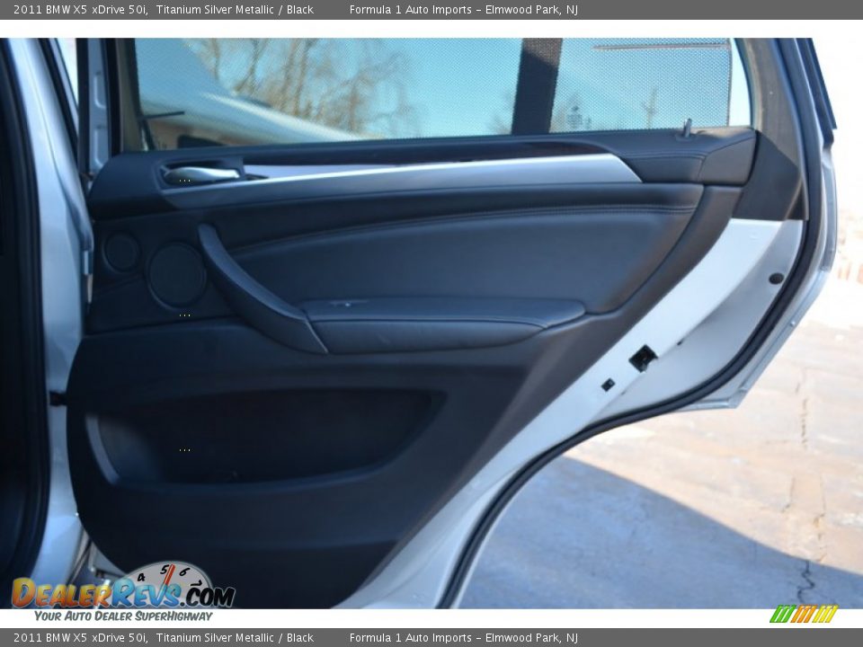 2011 BMW X5 xDrive 50i Titanium Silver Metallic / Black Photo #19